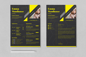 Color Resume Template, a Resume Template by MightyDesign