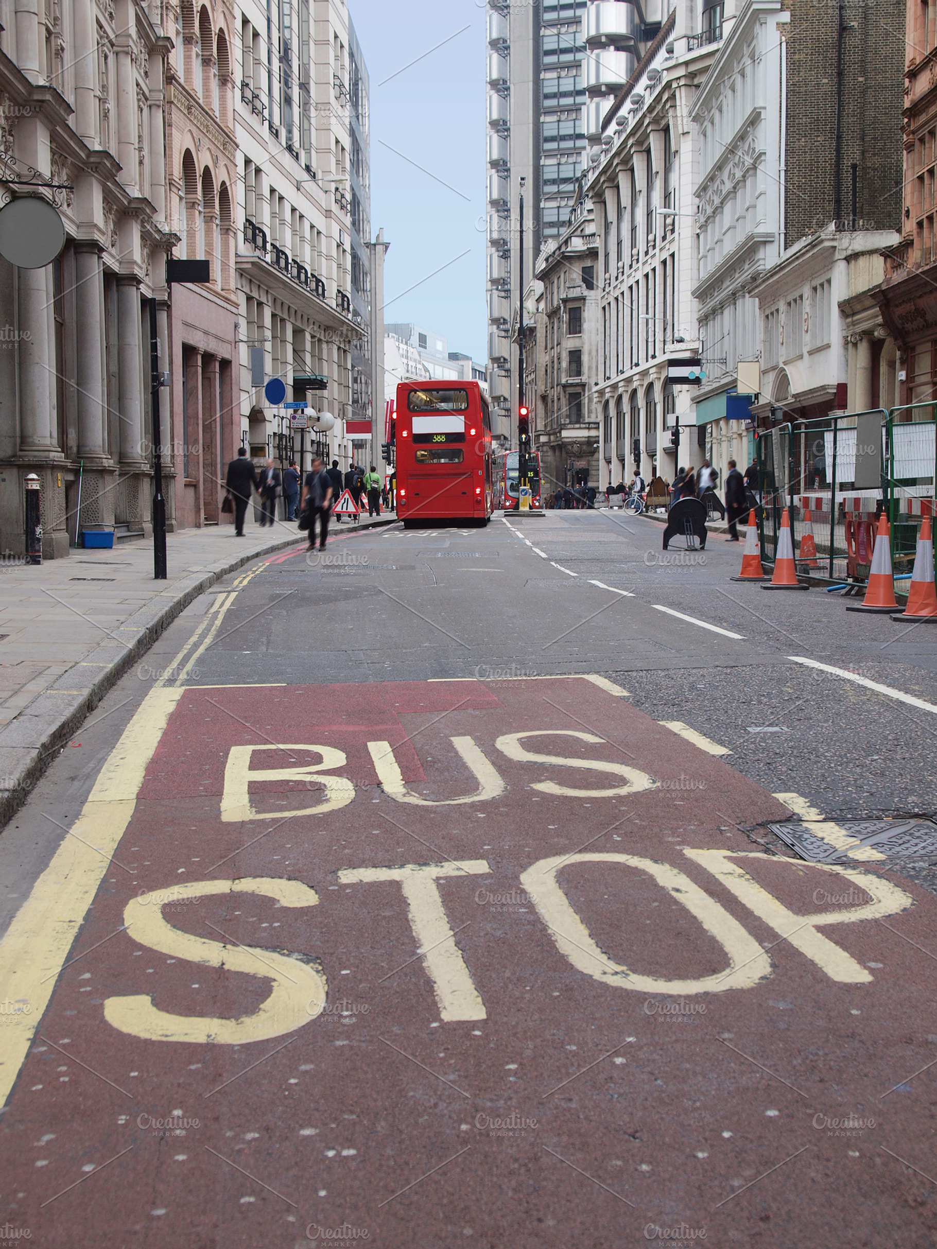 Double decker in london featuring red, double, and decker