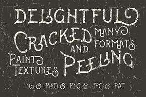 Cracked and Peeling Paint Textures