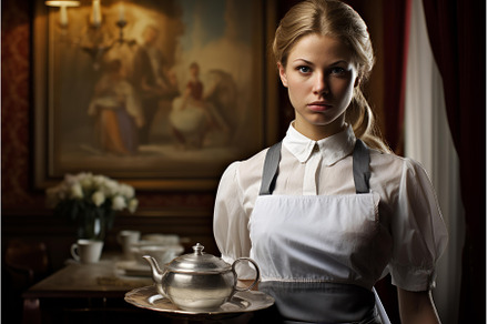 Diligent Professional chambermaid, a Person Photo by Ylivdesign