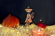 Halloween Witch Ornament - Laser Cut, an Object Graphic by VectorPainter (Thumbnail 11 of 19)