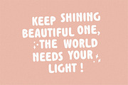 Candle Quotes Bold Handbrushed Font, a Handwritten Font by Balpirick Studio (Thumbnail 2 of 6)