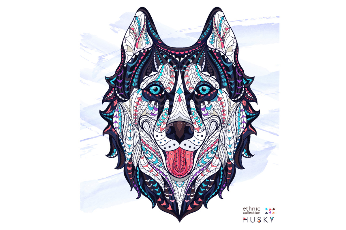Ethnic Collection: Husky, an Animal Illustration by ArtoJoy (Photo 5 of 5)