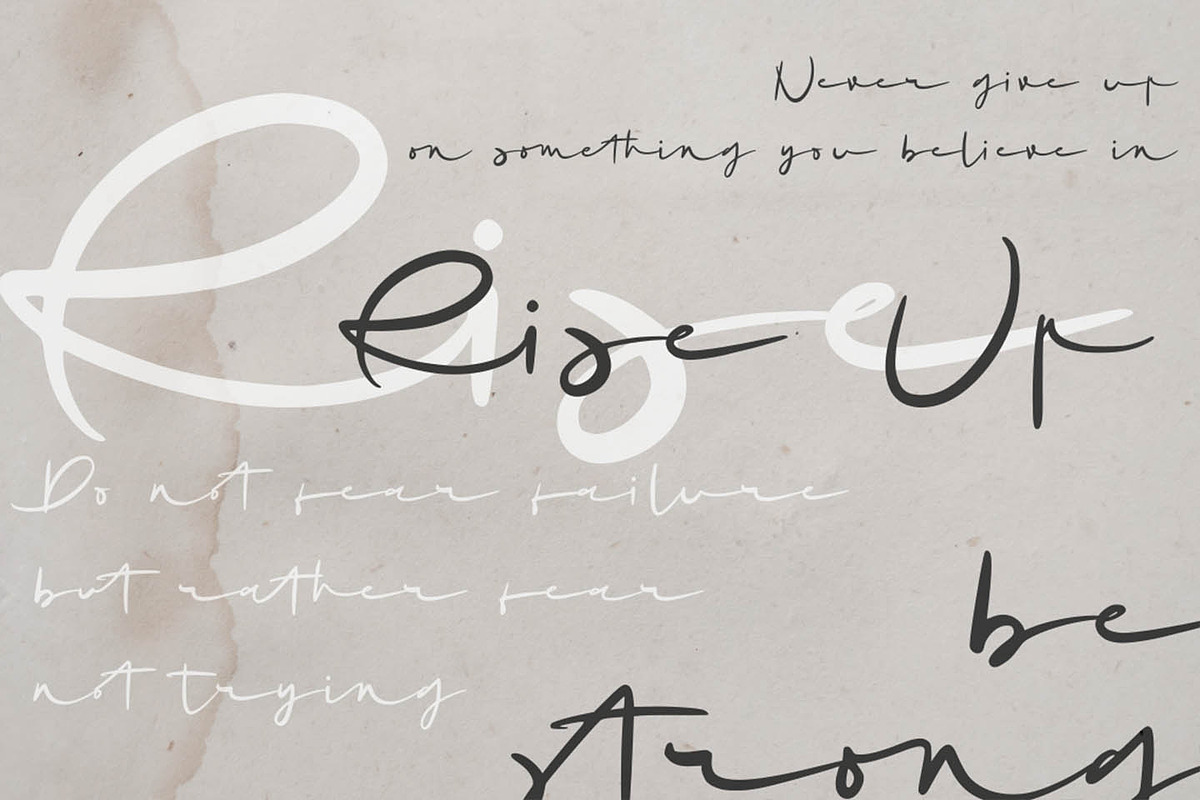 Mrs Santhi, a Script Font by Abo Daniel Studio (Photo 8 of 13)