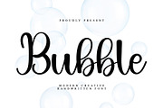 Bubble, a Handwritten Font by InermediaSTUDIO (Thumbnail 7 of 7)