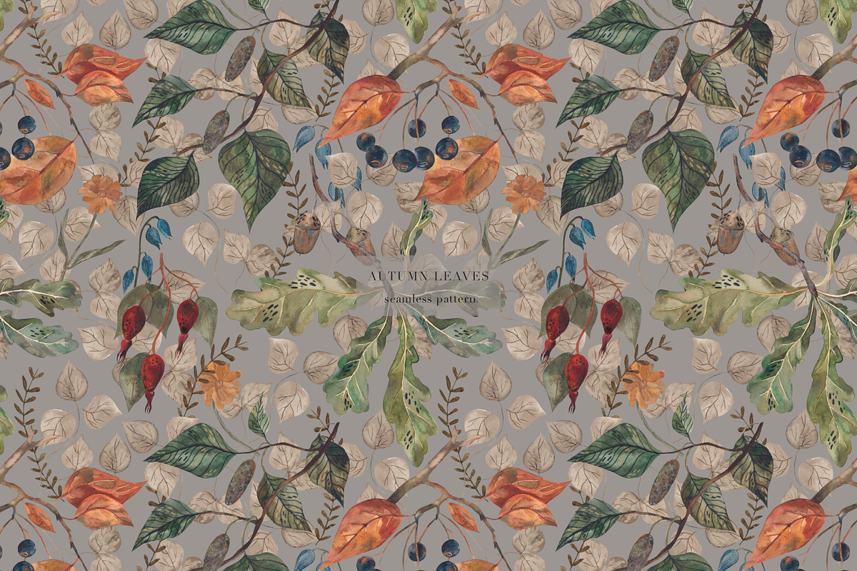AUTUMN LEAVES, a Pattern Graphic by PASHKOVA (Photo 13 of 15)