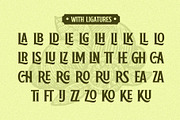 Bancher - Vintage Typeface, a Serif Font by Arterfak Project (Thumbnail 14 of 15)