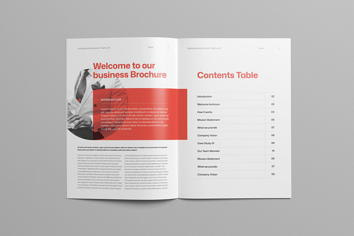 Business Brochure Template | Word, a Brochure Template by HiveArts (Photo 2 of 9)