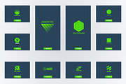 20 abstract logo, a Branding & Logo Template by airunreal (Thumbnail 3 of 4)