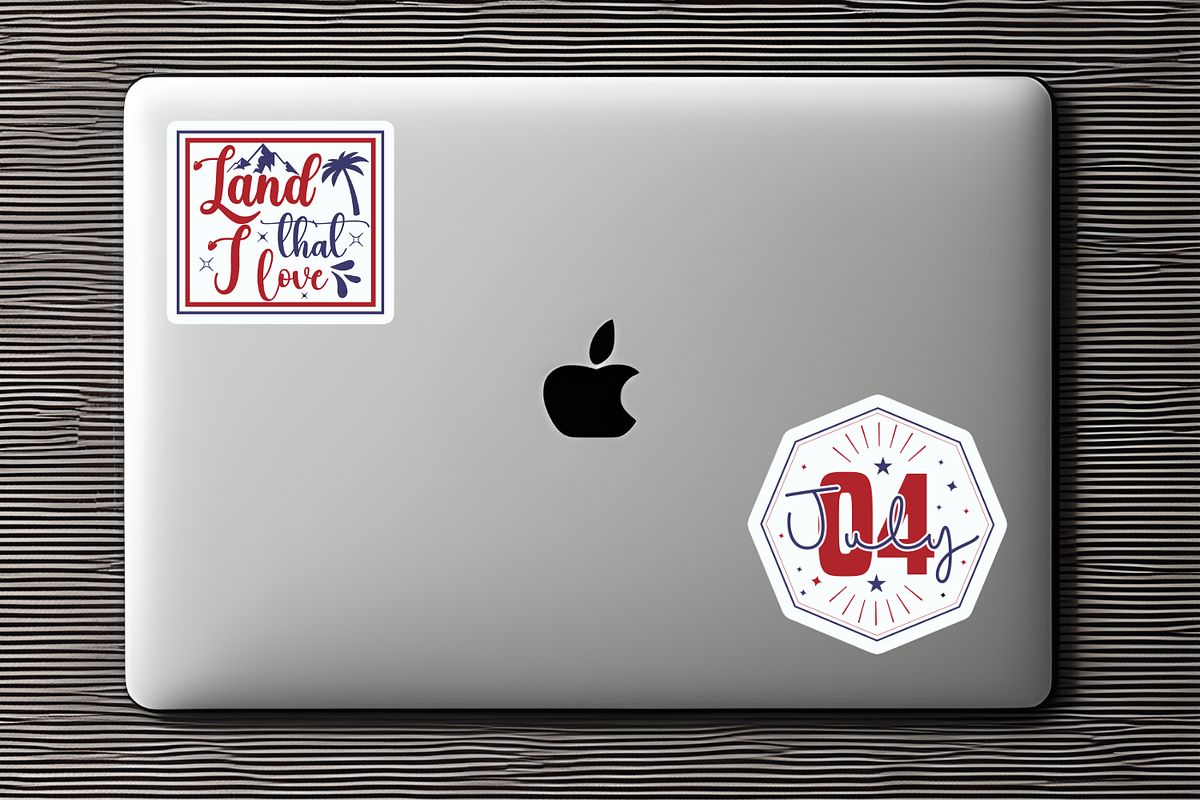 Vintage 4th of July Sticker Bundle, an Object Graphic by Design's Dark (Photo 5 of 10)