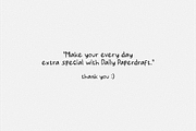 Daily Paperdraft, a Handwritten Font by Yktypstd (Thumbnail 6 of 7)