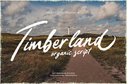 TImberland - Organic Script, a Script Font by Letterhend Studio (Thumbnail 1 of 9)