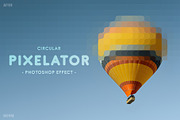PIXELATOR Rounded Pixel PSD Effect, a Templates & Theme by velvetmade.designs (Thumbnail 1 of 11)