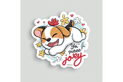 Prompt Funny Quotes Stickers, a Decorative Illustration by Creative design (Thumbnail 4 of 7)