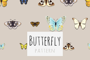 Butterflies Card With Space For Text