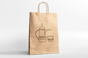 Coffee Doodle Illustrations Set