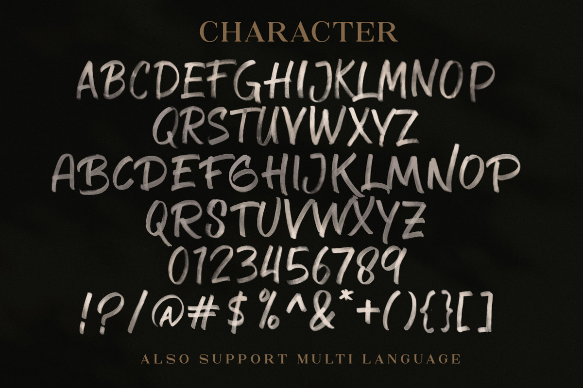 CRIMSON BLACK - SVG Brush Typeface, a Font by Letterhend Studio (Photo 9 of 9)