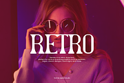 Daxokur - Retro Serif Font, a Slab Serif Font by Iqsiart Studio (Thumbnail 2 of 7)