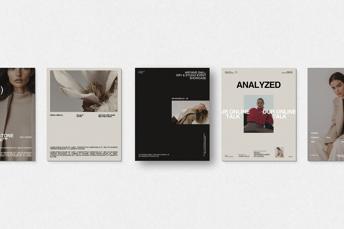 ZEVR | Instagram Post & Story (I), a Social Media Template by Crafted Pixel (Photo 3 of 10)