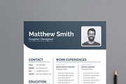 Black & White Resume Template, a Resume Template by MightyDesign (Thumbnail 4 of 8)