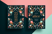 Madrid Floral Invitation, an Invitation Template by Werlang Paper (Thumbnail 2 of 2)