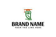 Owl with toga hat logo design, an Object Graphic by nicemorning (Thumbnail 1 of 5)