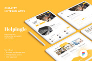 Charity Figma UI Template, an UI Kit Template by FreshPixels (Thumbnail 1 of 7)