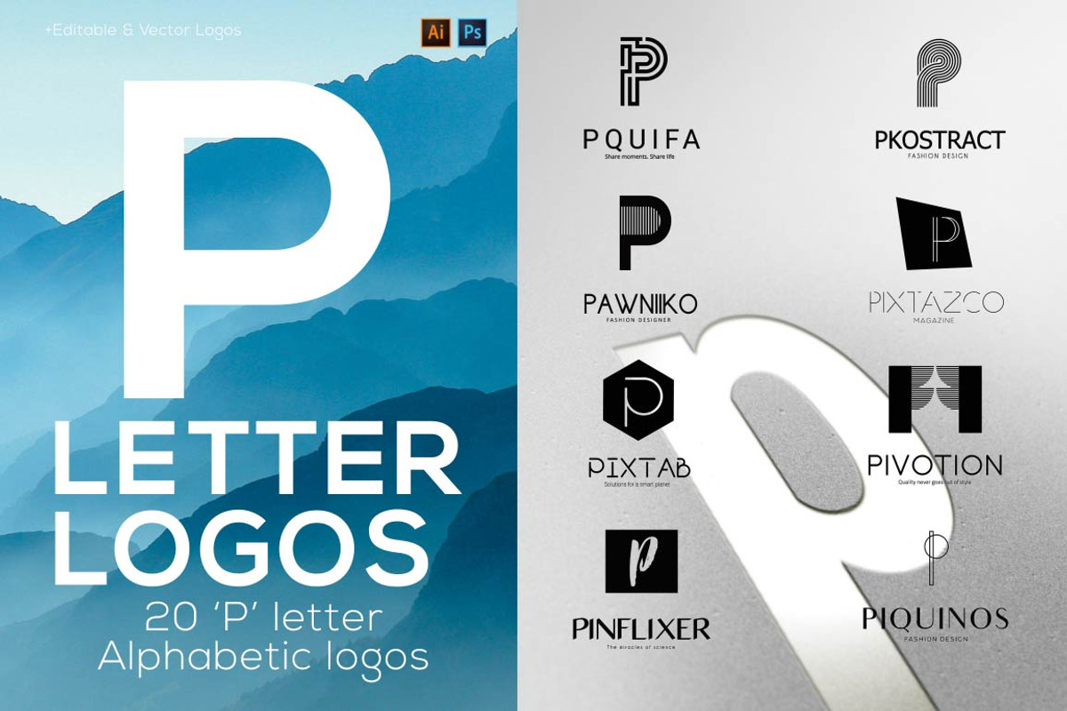 520 A to Z Logos Bundle, a Branding & Logo Template by AN Productions (Photo 35 of 58)