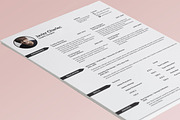 4 Page Professional Resume Template, a Resume Template by Made by Mancie (Thumbnail 1 of 5)