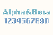 Stitch it up! A cross-stitch font, a Sans Serif Font by Studio Indigo (Thumbnail 2 of 9)