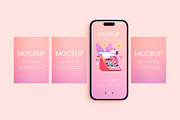 Phone Screen Mockup Set, an iPhone Mockup by ForgeDesign (Thumbnail 13 of 13)