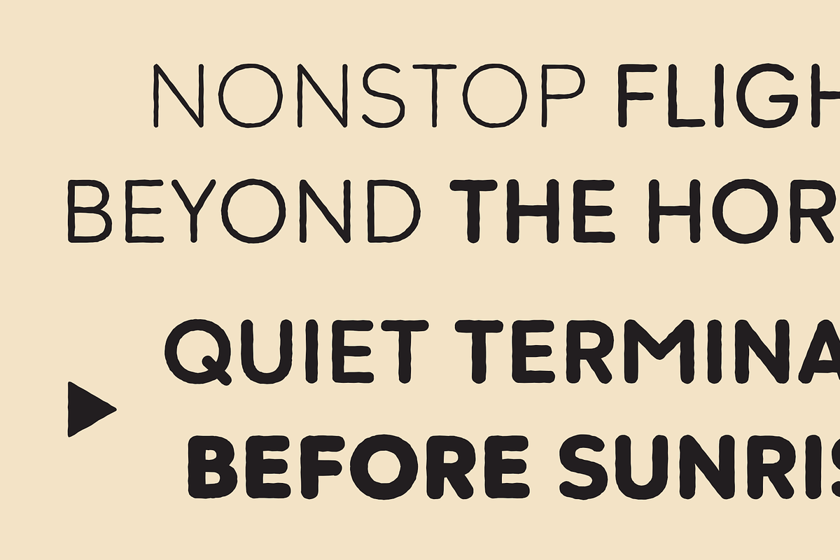 Beround Drift, a Sans Serif Font by NicolassFonts (Photo 3 of 5)