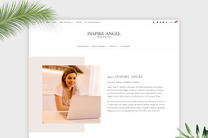 Inspire Angel Blog & Shop WP Theme