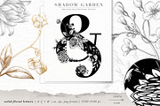 Shadow Garden Botanical Monograms, an Illustration by Eclectic Anthology (Thumbnail 11 of 15)
