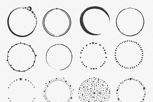 Hand Drawn Circle Shapes