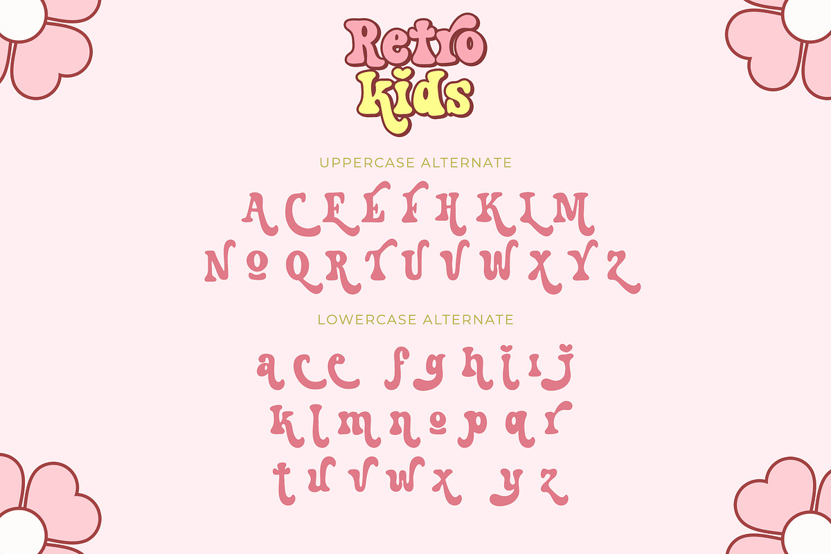 Retro Kids - Cute Vintage Font, a Serif Font by Airotype (Photo 10 of 11)