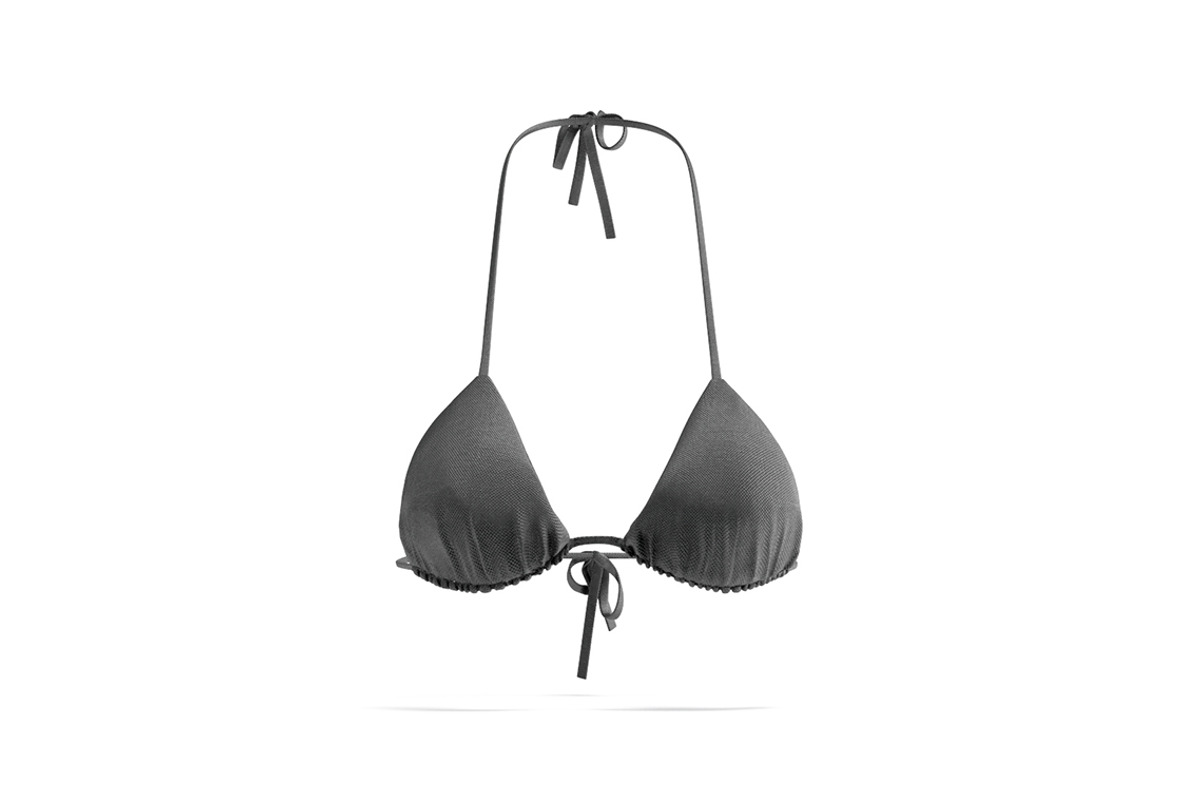Black Summer Women Bikini 3D Model, an Object 3D Model by rebrandy (Photo 5 of 10)