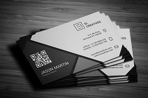 Dark Creative Business Card