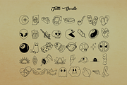 Tattoo Doodle Procreate Stamps, a Brush Add-On by Pixel Picasso Studio (Thumbnail 2 of 9)