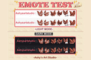 Red Leaf Emotes for Twitch, an Illustration by Ashy's Art Studio (Thumbnail 2 of 4)