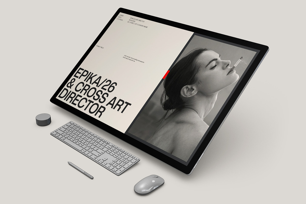 Epika/26 & Cross Art Director, a Presentation Template by CreativexGenius (Photo 11 of 11)