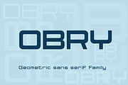 Obry font family, a Sans Serif Font by vlad.berla (Thumbnail 1 of 8)