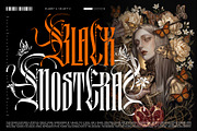 Black Letterfly Typeface, a Blackletter Font by alit design (Thumbnail 8 of 20)