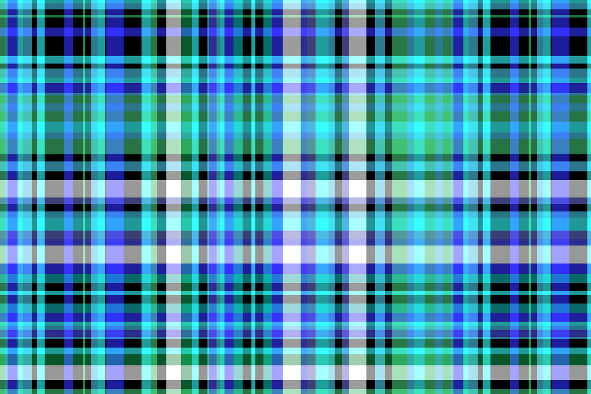 Blue Tide Plaid Seamless Repeat, a Pattern Graphic by Sharon Schwalbe (Photo 2 of 3)