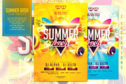 Summer Bash Flyer Template, a Flyer Template by InTheSky15 (Thumbnail 1 of 3)