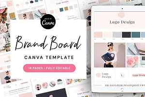 Brand Board Template Bundle Canva