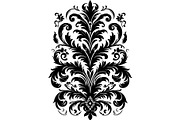 Baroque Black Floral Ornament Set, an Object Graphic by Designer_Momina (Thumbnail 13 of 13)