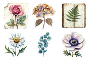 Vintage Botanical Paper Clipart PNG, an Illustration by SinaCreation (Thumbnail 3 of 5)