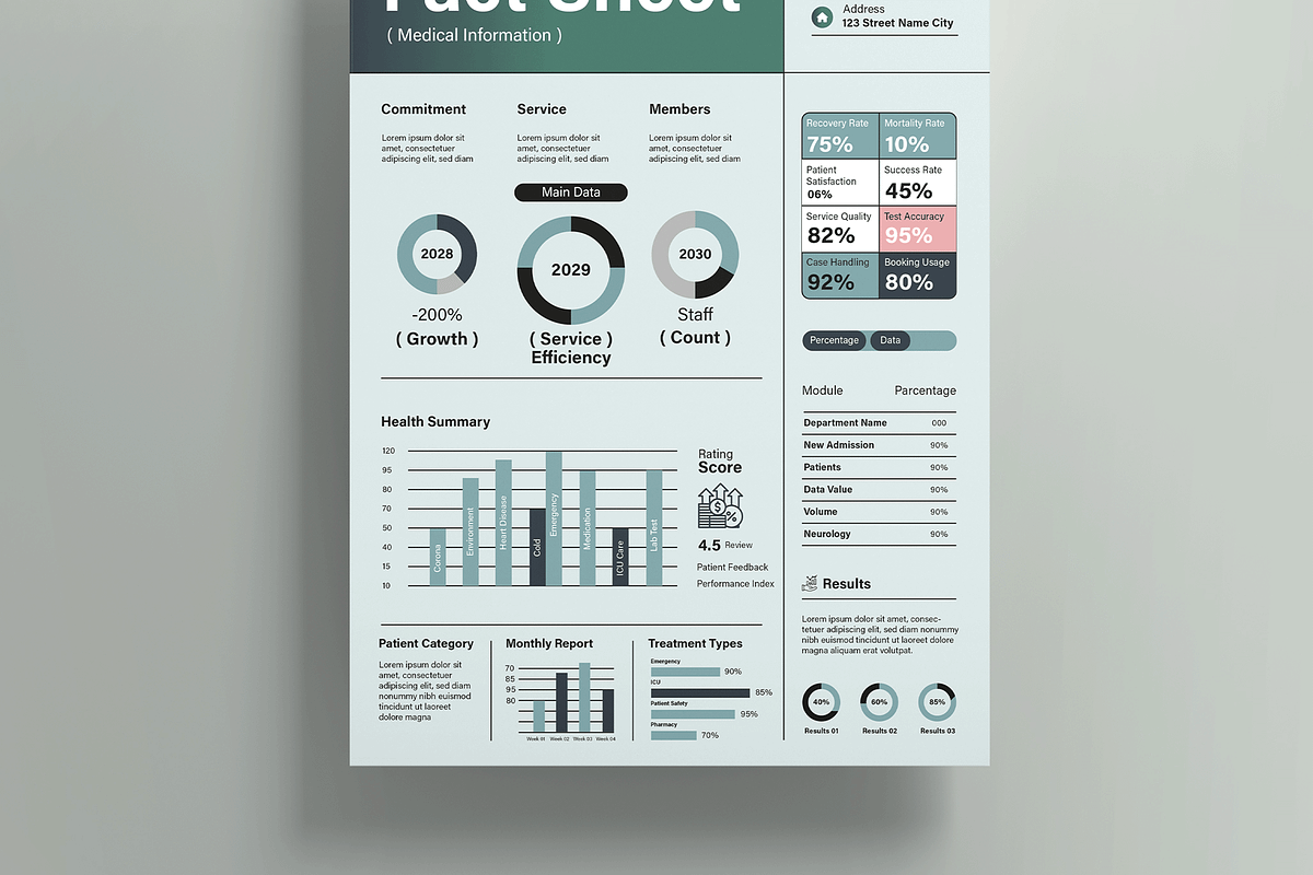 Company Fact Sheet, a Stationery Template by MightyDesign (Photo 3 of 8)