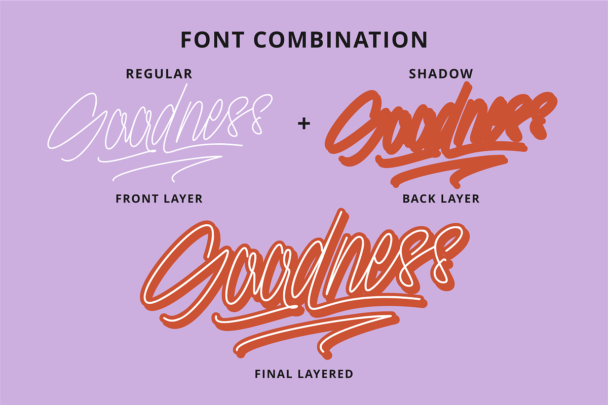 Grace Moretza Font, a Script Font by Mabhal Studio (Photo 8 of 9)